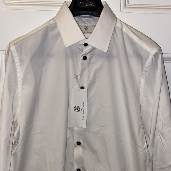 Christian Lacroix Shirts Christian Lacroix White 55 Stretch